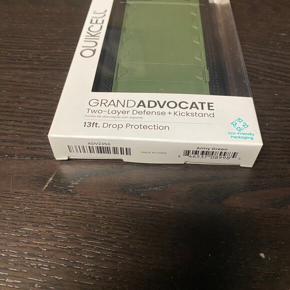 New Quikcell GRANDADVOCATE Defense Case w/ Kickstand for Google Pixel 6a - Green - Picture 2 of 3
